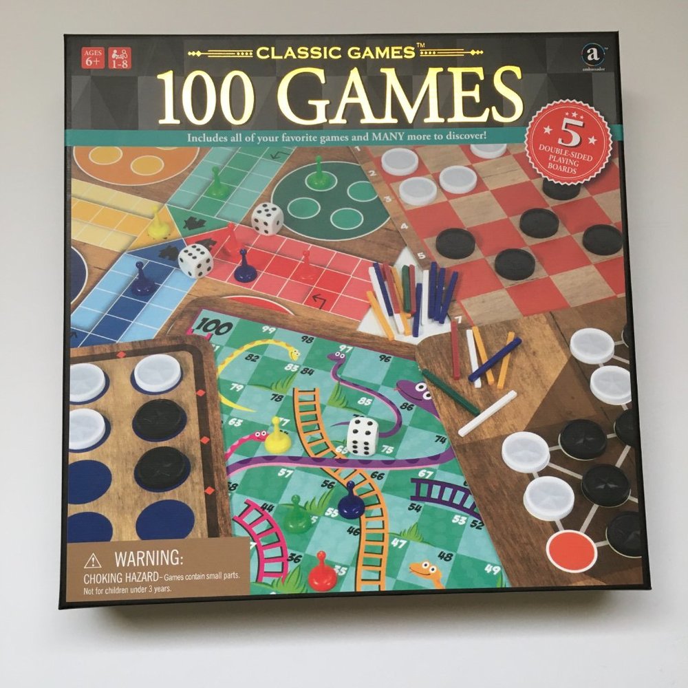 100 Games Classic Board Games